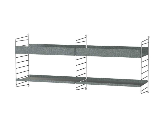 Venkovní policová sestava String Outdoor F, galvanized