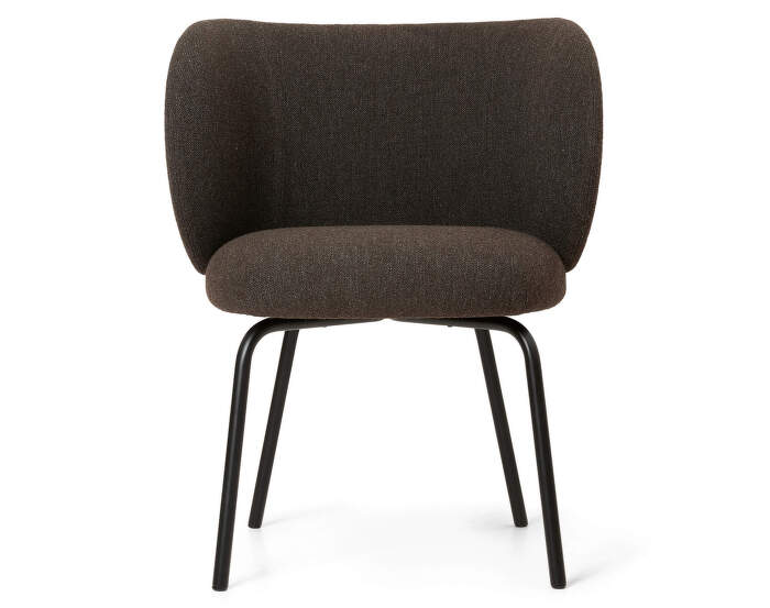 Jídelní židle Rico, Hallingdal dark grey brown / black