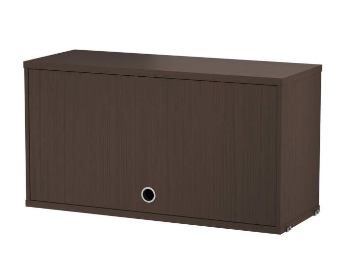 Komoda String Cabinet with flip door, dark oak