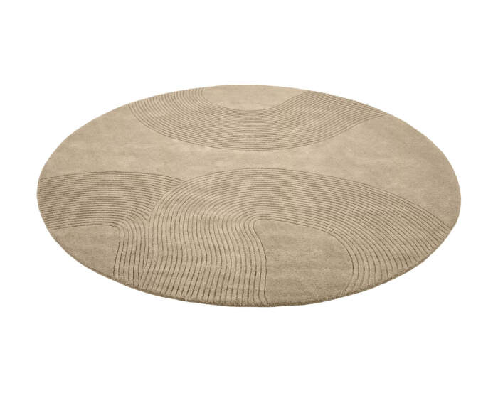 Koberec Zen Round Ø200 cm, beige