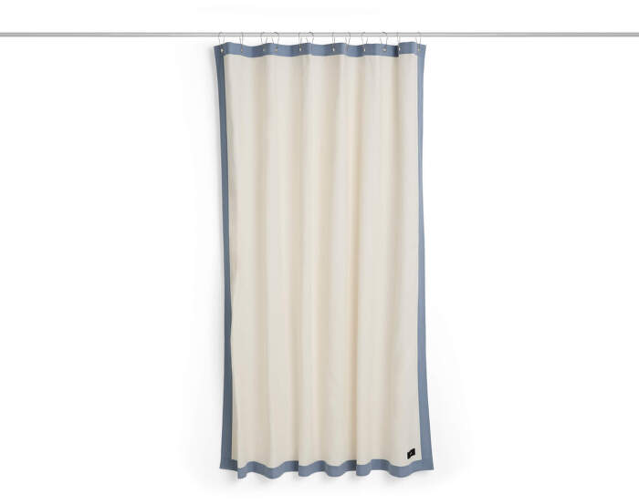 Sprchový závěs Outline, cream blue