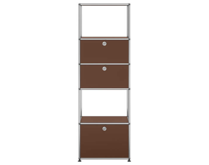 Policová sestava USM Haller M52, brown