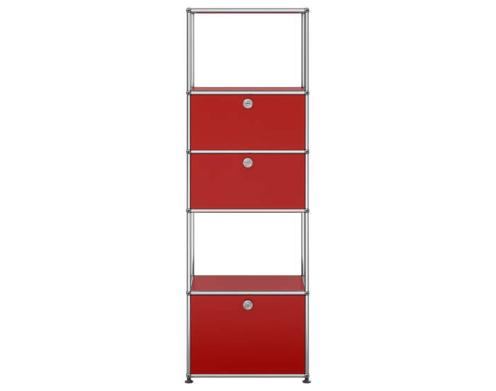 Policová sestava USM Haller M52, ruby red