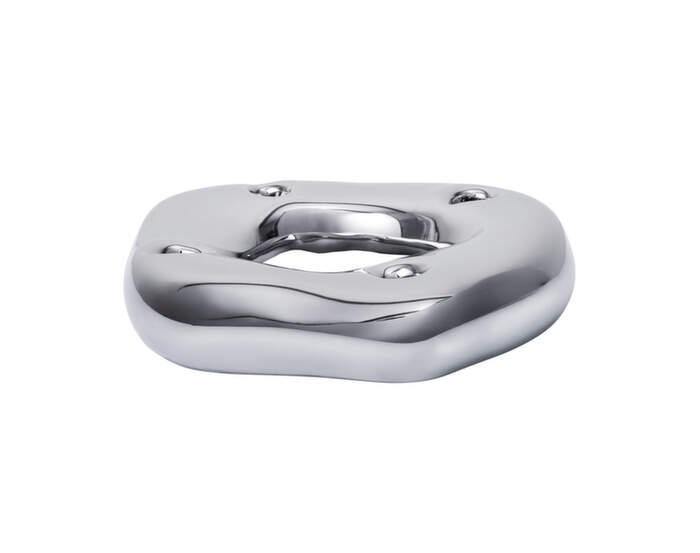 Adventní svícen Bellure Ring, silver