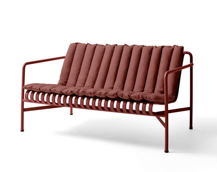 Prošívaný podsedák Palissade Lounge Sofa Soft Quilted Cushion, iron red
