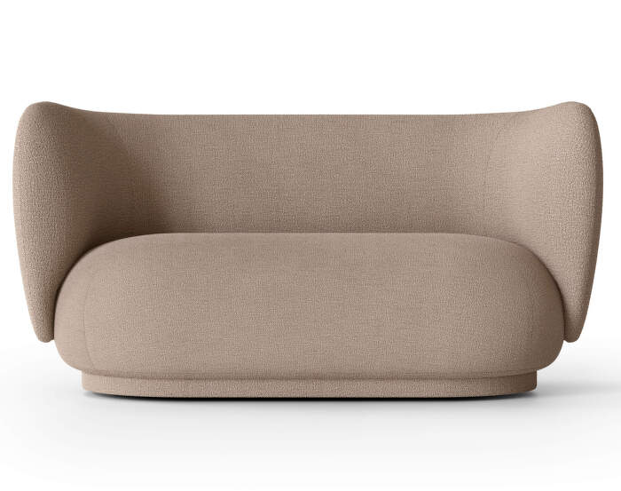 Sofa Rico 2, Bouclé sand