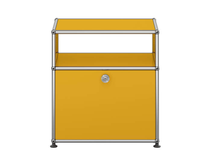 Noční stolek USM Haller M55, golden yellow
