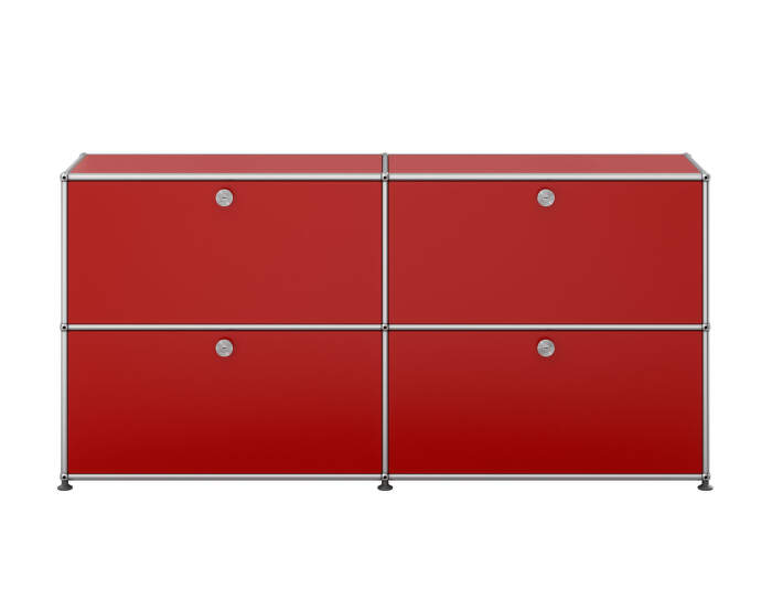 Komoda USM Haller E2, ruby red