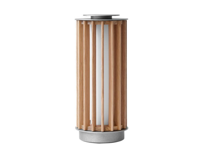 Přenosná lampa Numbra TY3, aluminium oak