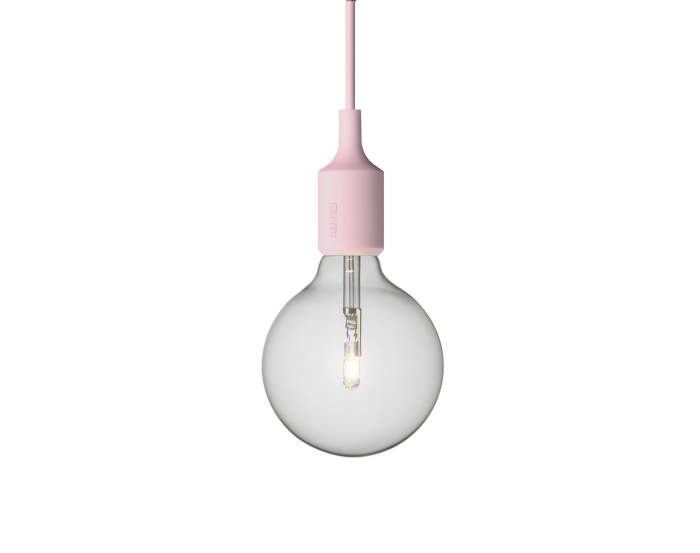 Lampa E27 od Muuto, světle růžová
