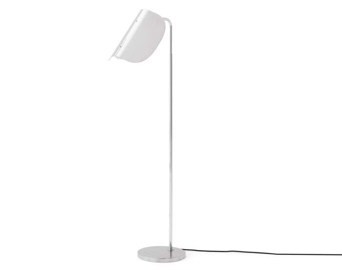 Stojací lampa Wing, polished aluminium