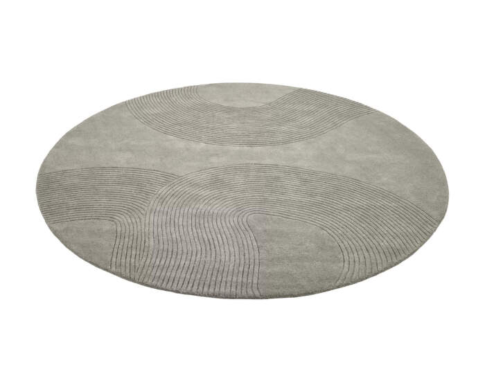 Koberec Zen Round Ø200 cm, light grey
