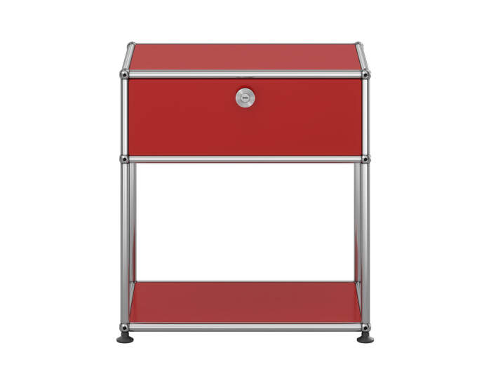 Noční stolek USM Haller M54, ruby red