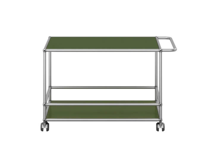 Servírovací vozík USM Haller, olive green