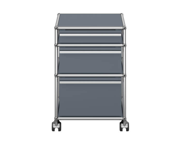 Zásuvkový kontejner na kolečkách USM Haller M63, mid-grey