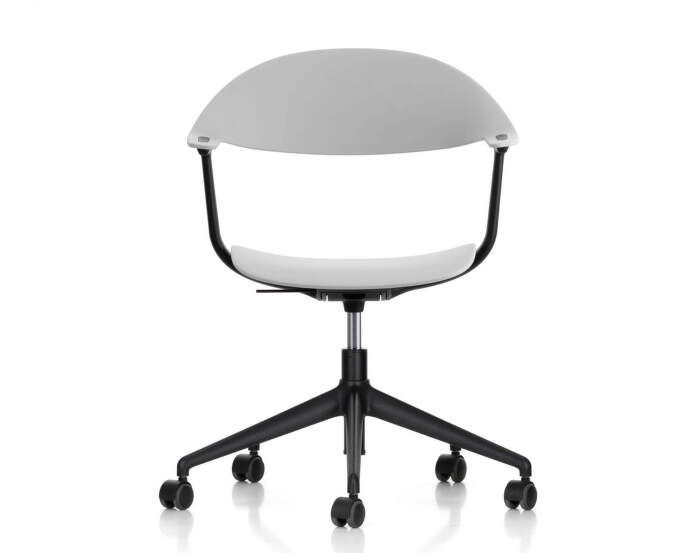 Kancelářská židle Mynt Plastic s kolečky, grey/black
