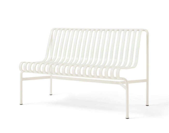 Zahradní lavice Palissade Dining Bench bez područek, cream white