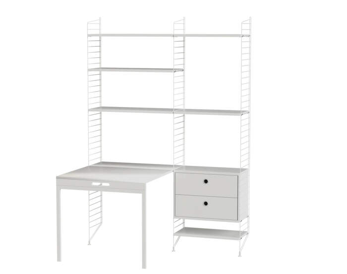 Policová sestava String Workspace E, white