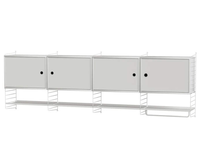 Policová sestava String Kitchen K, white