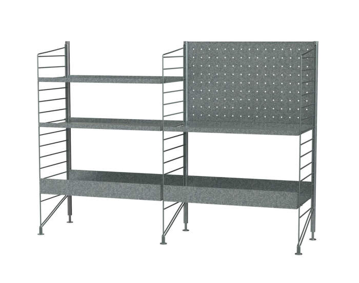 Venkovní policová sestava String Outdoor K, galvanized