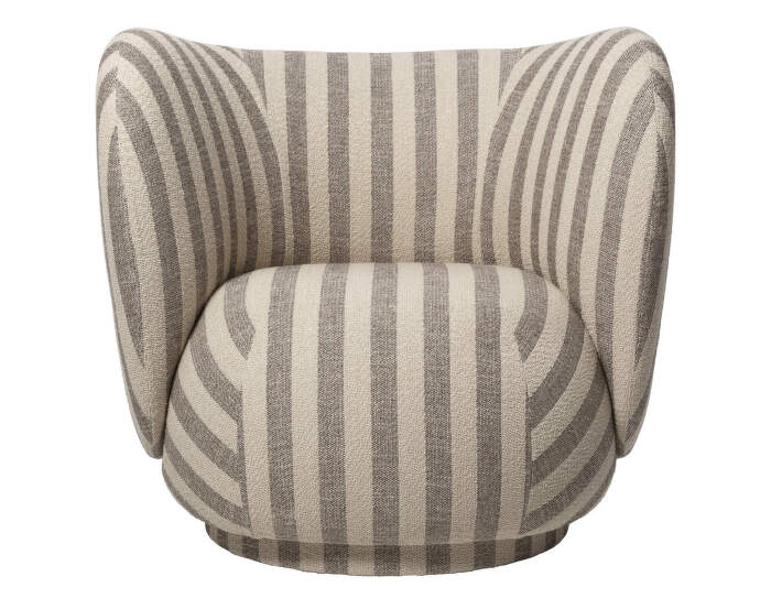 Lounge Chair Rico Louisiana, sand off-white