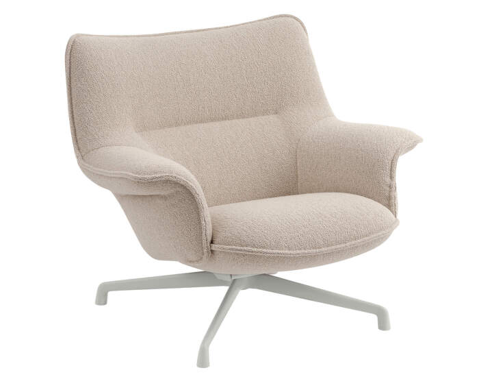 Křeslo Doze Lounge Chair Low Swivel, Heart 7 / grey