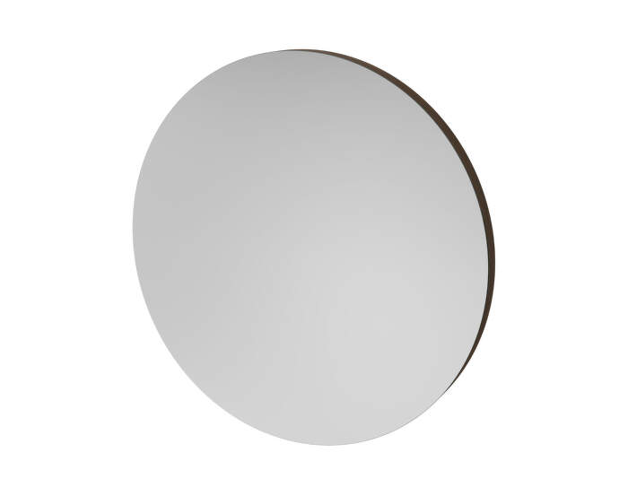 Zrcadlo Vala Round Ø75 cm, dark lacquered oak