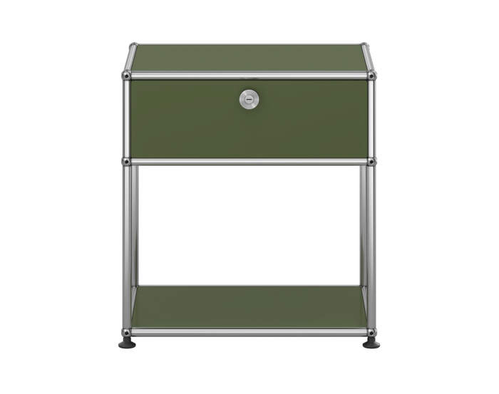 Noční stolek USM Haller M54, olive green