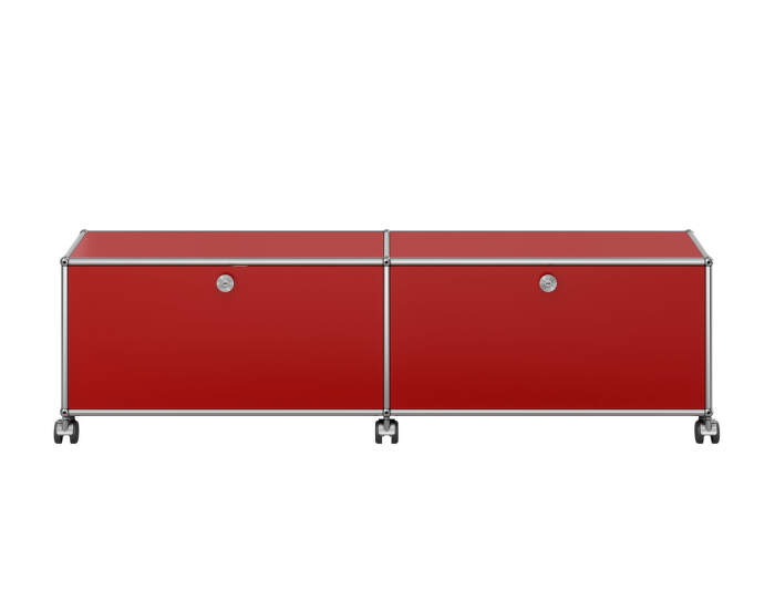 Komoda na kolečkách USM Haller M61, ruby red