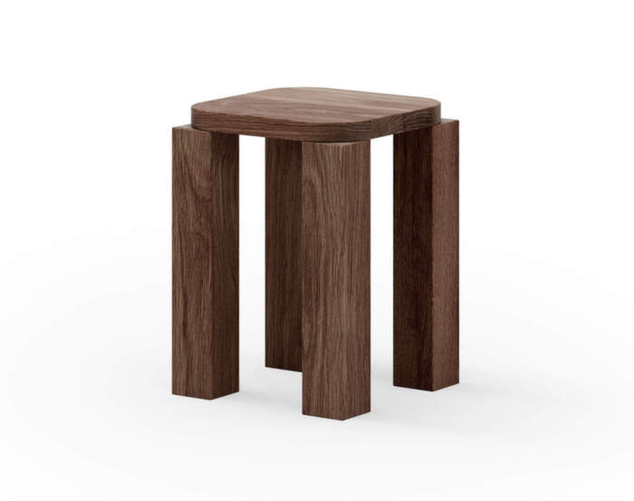 Stolička Atlas, fumed oak