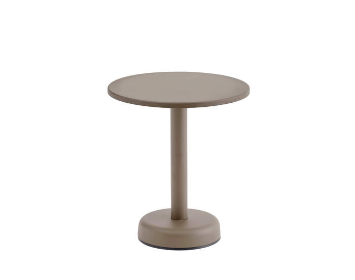 Stolek Linear Steel Coffee Table Ø42, taupe