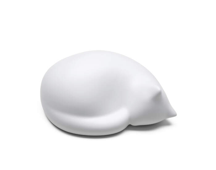 Dekorace kočky Resting Cat Small, white