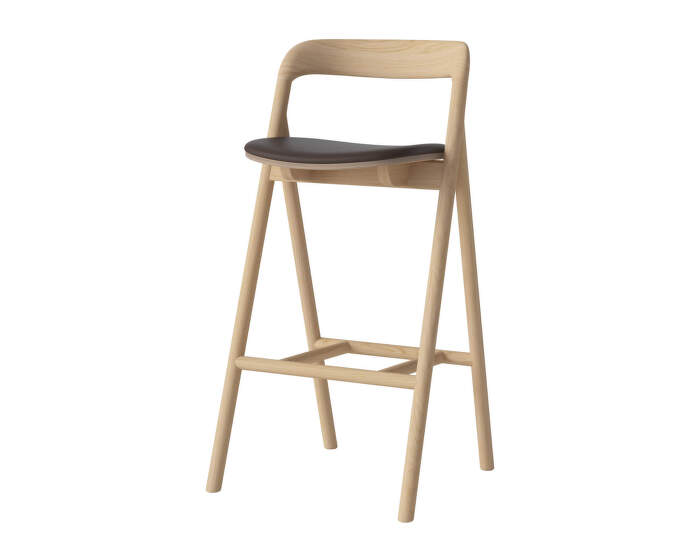 Barová stolička Fenri 65 cm White Oak, brown