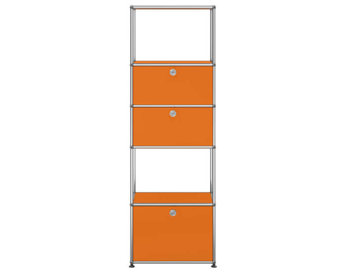 Policová sestava USM Haller M52, pure orange