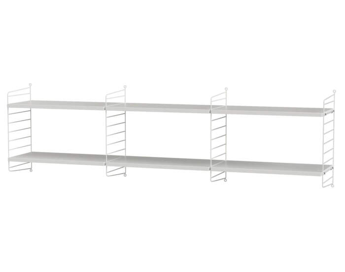 Policová sestava String Living Room O, white