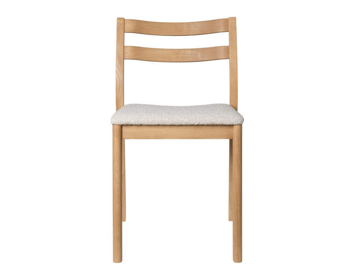 Jídelní židle Boda Rugged Bouclé, natural oak/off-white