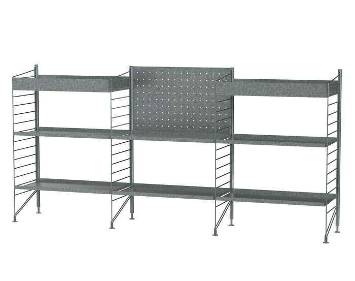 Venkovní policová sestava String Outdoor M, galvanized