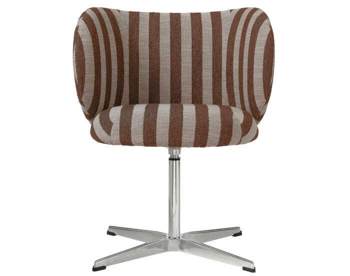 Jídelní židle Rico Swivel, Louisiana sand / chocolate