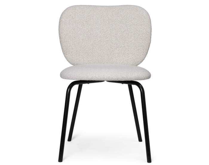 Jídelní židle Rico Side Chair, Soft Bouclé off-white / black