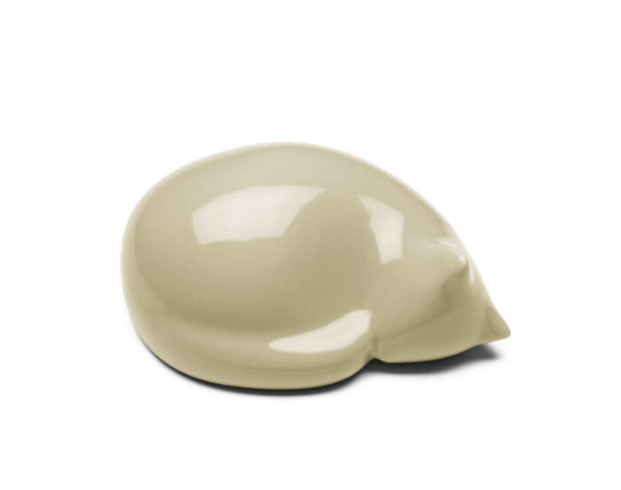 Dekorace kočky Resting Cat Small, beige