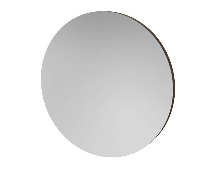 Zrcadlo Vala Round Ø100 cm, dark lacquered oak