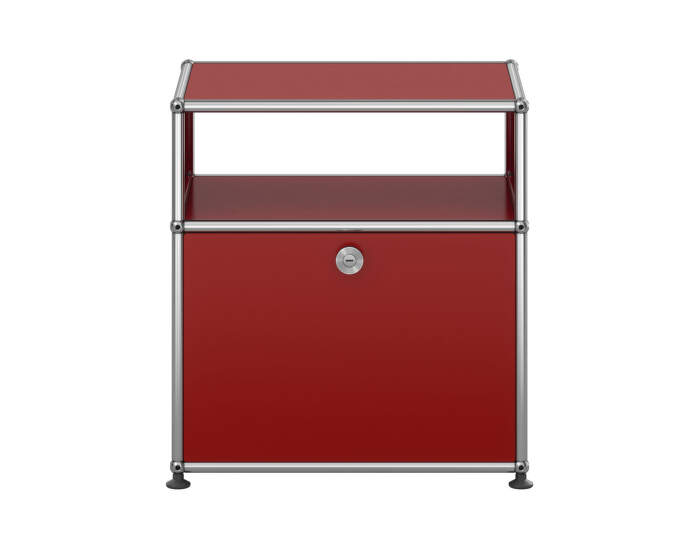 Noční stolek USM Haller M55, ruby red
