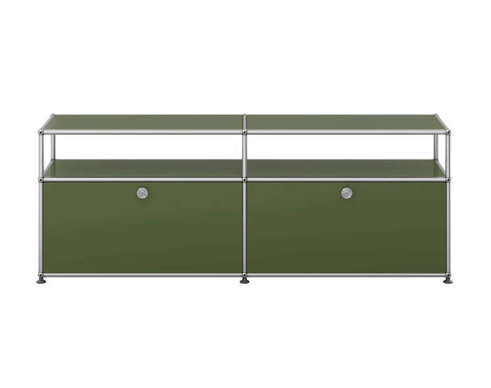 Komoda pod TV USM Haller O2, olive green