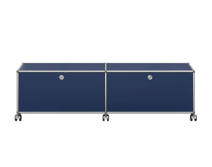 Komoda na kolečkách USM Haller M61, steel blue