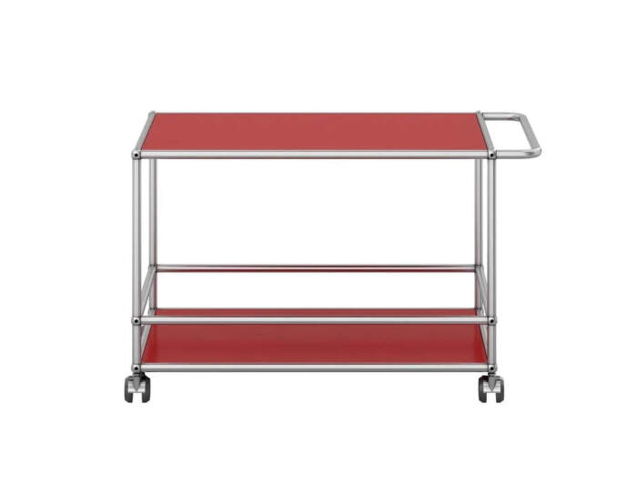 Servírovací vozík USM Haller, ruby red