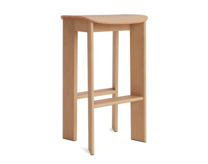 Barová stolička Chisel 30 H75, lacquered oak