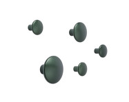 Sada věšáků The Dots Metal, dark green