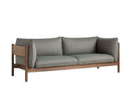 Třímístná pohovka Arbour, oiled solid walnut / Atlas 931
