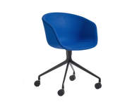 Židle AAC 25, Black Powder Coated Aluminium / full upholstery Divina 756