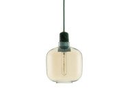 Závěsná lampa Amp Small, gold / green